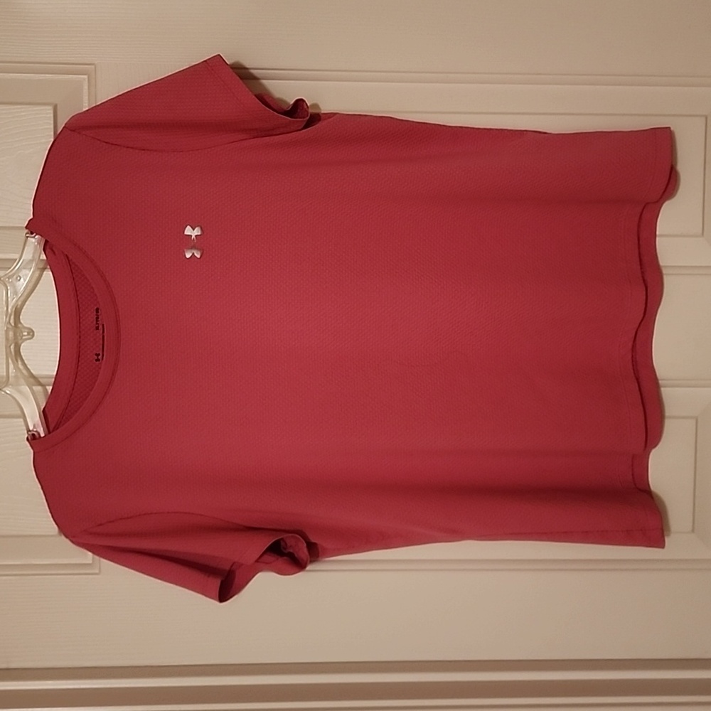 Under Armour pink shirt